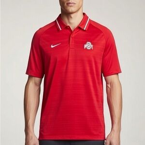 Nike Dri Fit Men’s Ohio State University Golf Polo Shirt Size Small